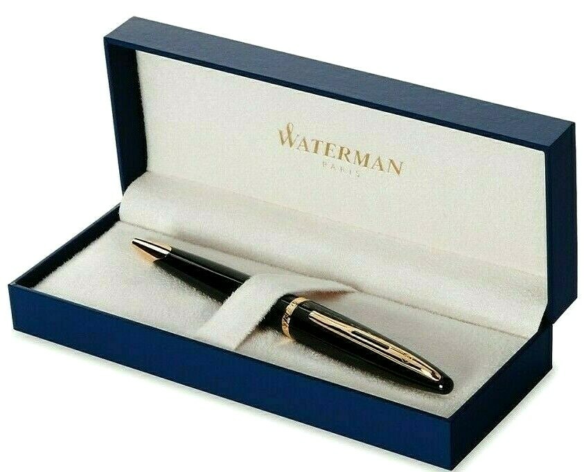 Stylo bille Waterman Carène noir au bureau, signez vos contrats avec élégance