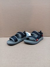 Carter's Boy's Tango Mesh Sandal Double Adjustable Strap- Gray/Blk- US Size 12M