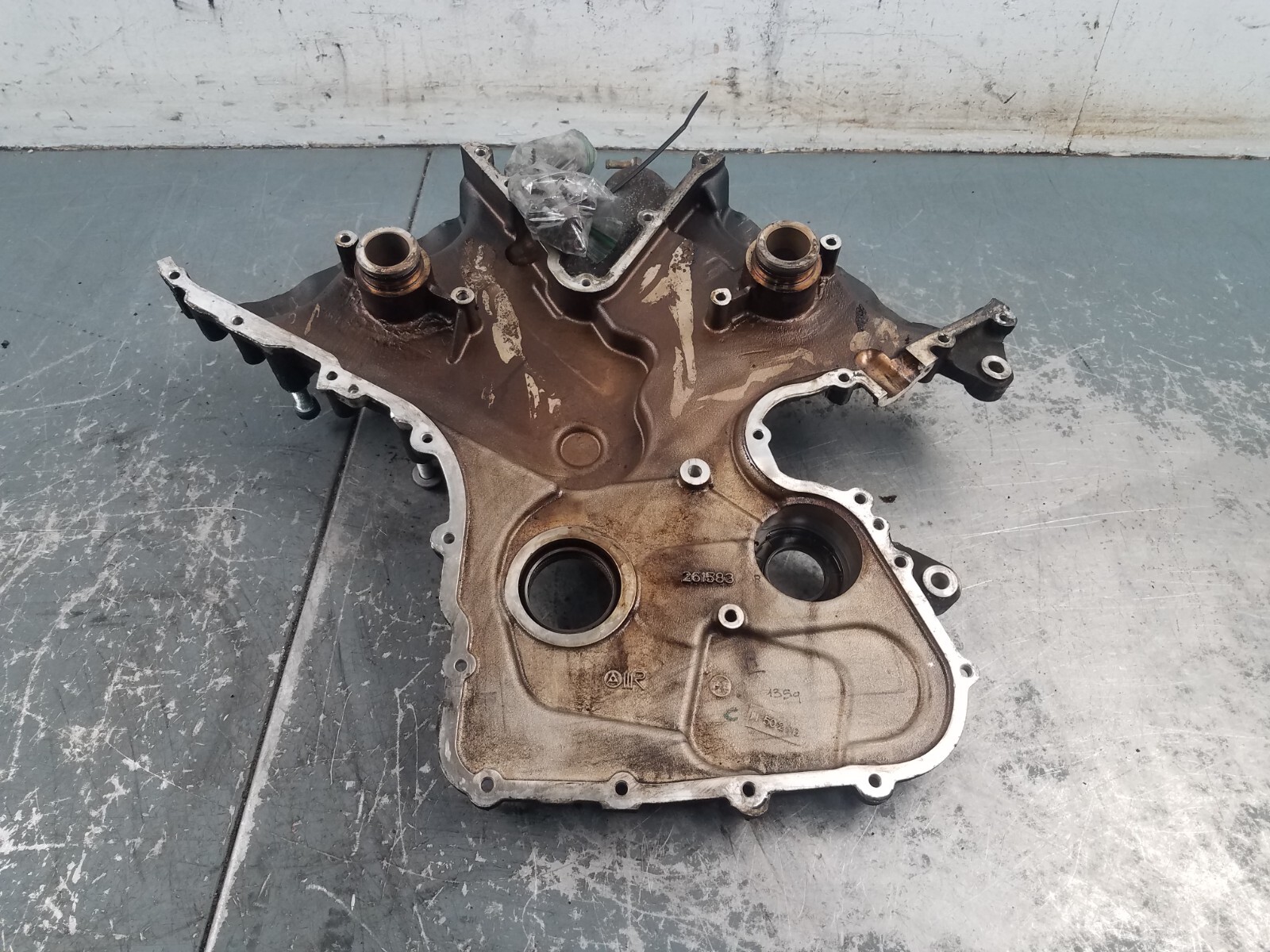 2012 Ferrari FF F140 EB V12 6.3L Front Crankcase Cover #8196 Z4