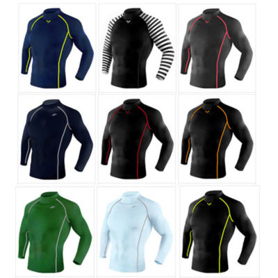 Take Five Mens Skin Tight Compression Base Layer Running Shirt S~2XL 001-2