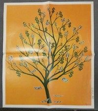 Peabody Myers Vintage Original Money Tree And Art 1967 School 2 Poster Lot 2