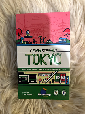 Next Station TOKYO Flip & Write Card Game Family Solo Blue Orange Games BOG09074