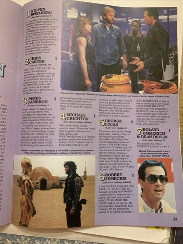 Cinefantastique Magazine Vol 27 #8 Special Issue 50 Most Powerful People Sci-fi - Picture 8 of 15