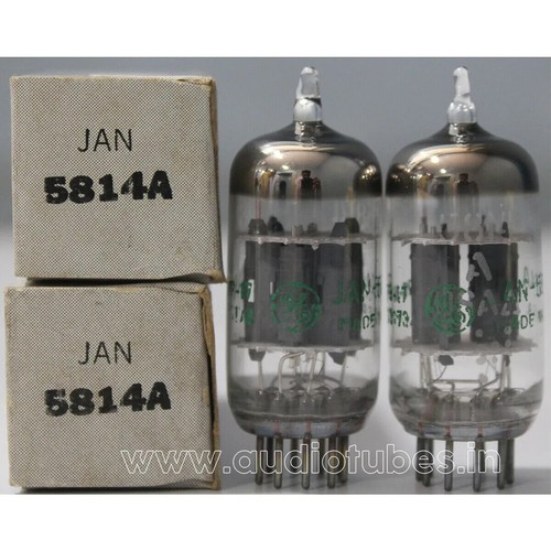 JAN-5814A 12AU7 ECC82 GE Green Print Made in U.S.A Ampltrex Tested 1 MP - Picture 3 of 12