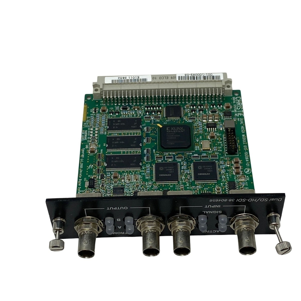 Christie 38-804656 Dual SD/HD-SDI Input Output Module 015-100064