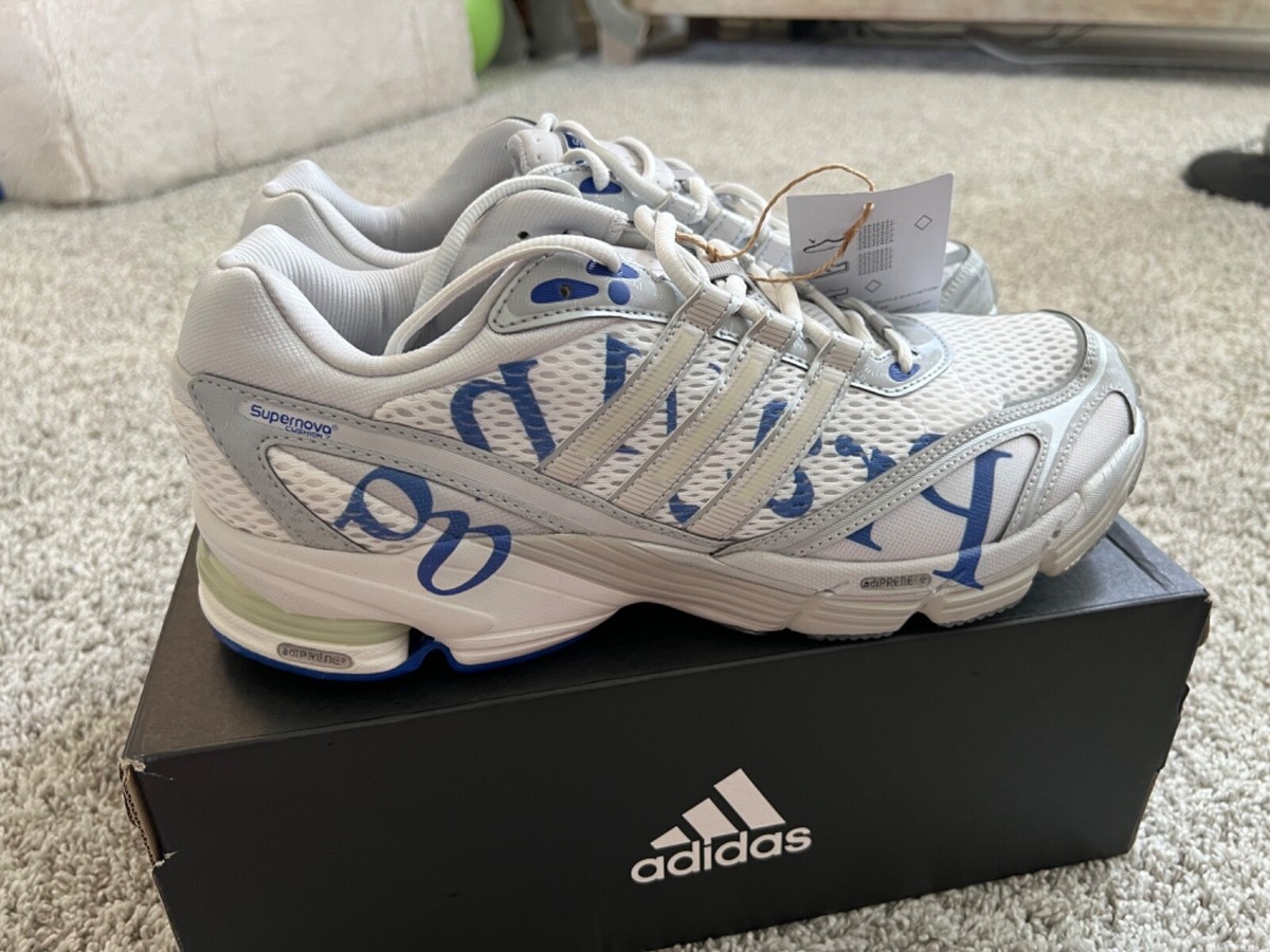 Praying x Adidas Supernova Shoes White Blue Silver Size 11 M | eBay