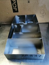 NO737 STAINLESS STEEL UTENSIL HOLDER  EX GREGGS 260MM X 500MM X 130MM  5.50KG