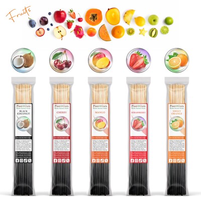 FRUITS Incense Sticks 11'' Variety Pack Bulk 500 Wholesale Set Hand Dipped