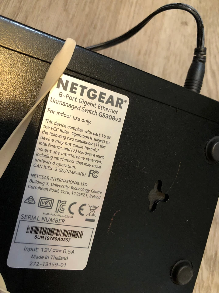 NETGEAR 8-Port Gigabit Ethernet Unmanaged Switch GS308v3 - Image 4 of 4