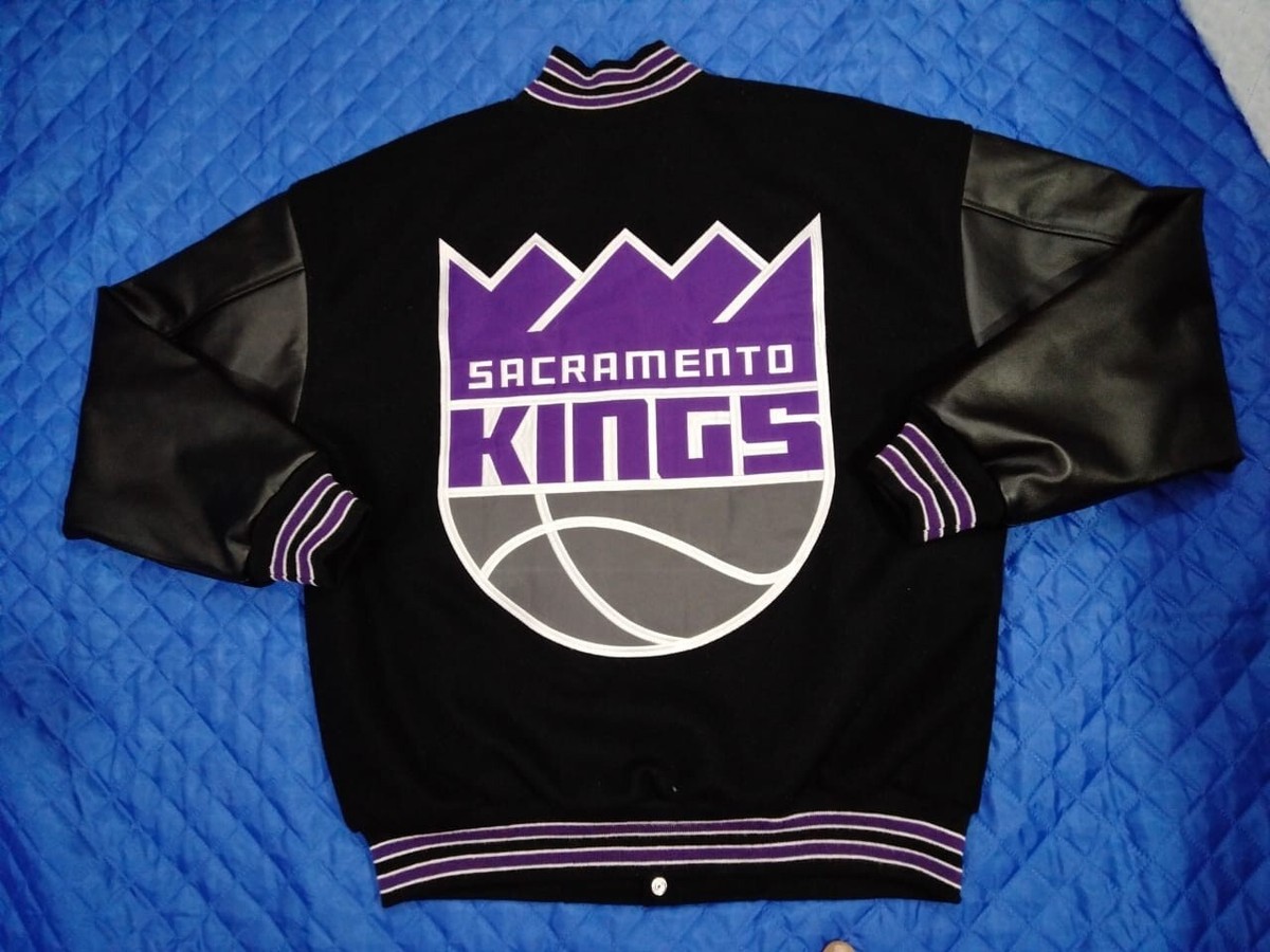 NBA Kings Jacket XXL スタジャンブラック/パープル NBA Kings Jacket XXL スタジャンブラック/パープル
