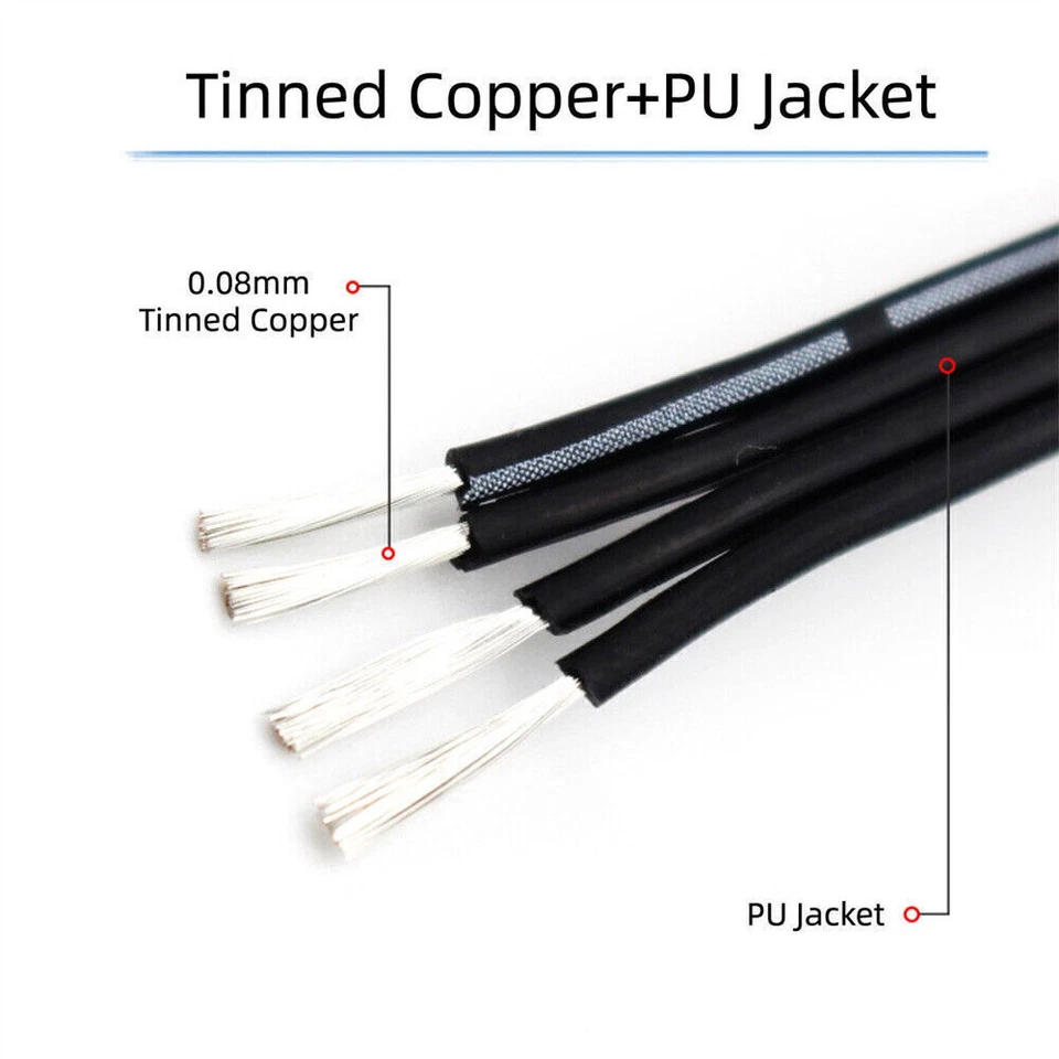 3pcs/lot 13cm USB 2.0 Type-A to Type-B Type-A Female Extension Male Flat Cable - Image 3 of 4