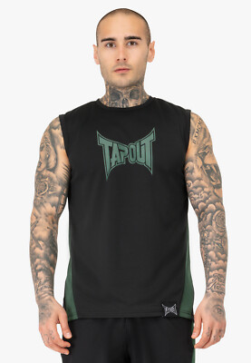 Tapout Herren ärmelloses Funktionsshirt normale Passform TRAINING TANK NEU & OVP