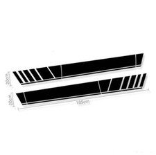 Car Hood Roof Racing Stripe Side Sticker For Jeep Grand Cherokee Sport Decal Kit