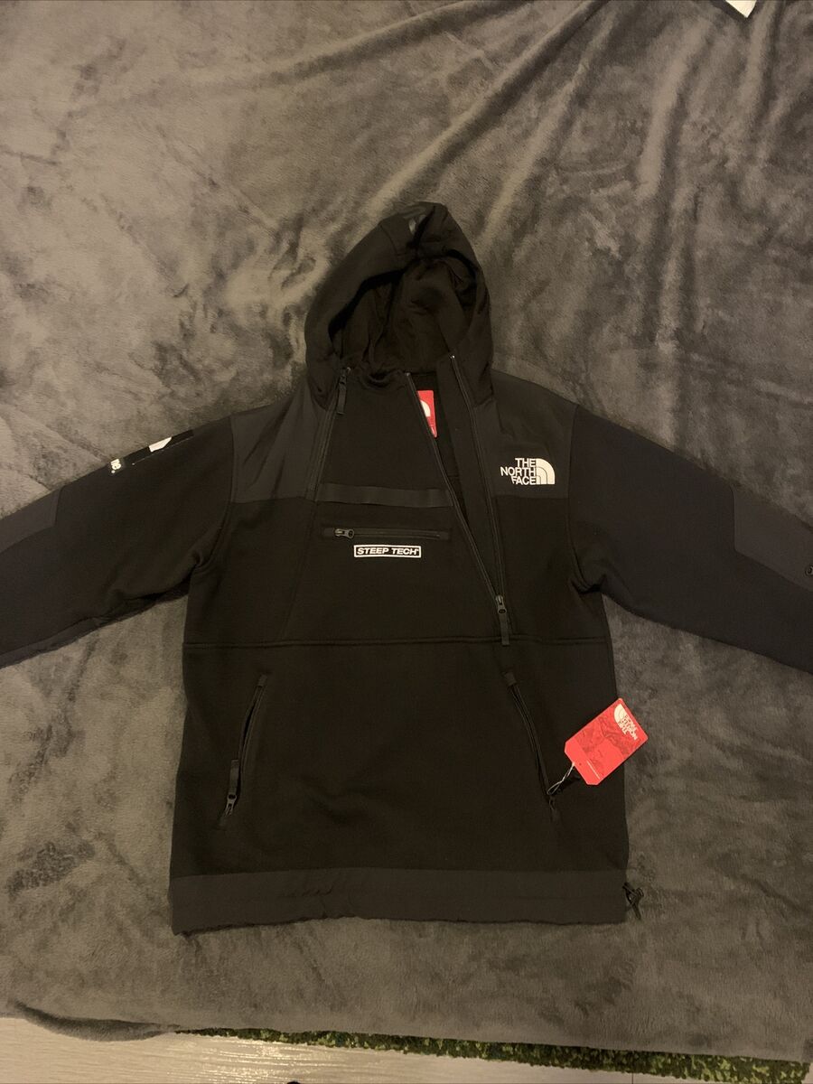 Supreme x The North Face Steep Tech Fleece Hooded Jacket SS16 size large