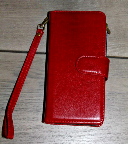 Zipper Flip Wallet Leather Cover Case For iPhone 13 Pro Max 6.7