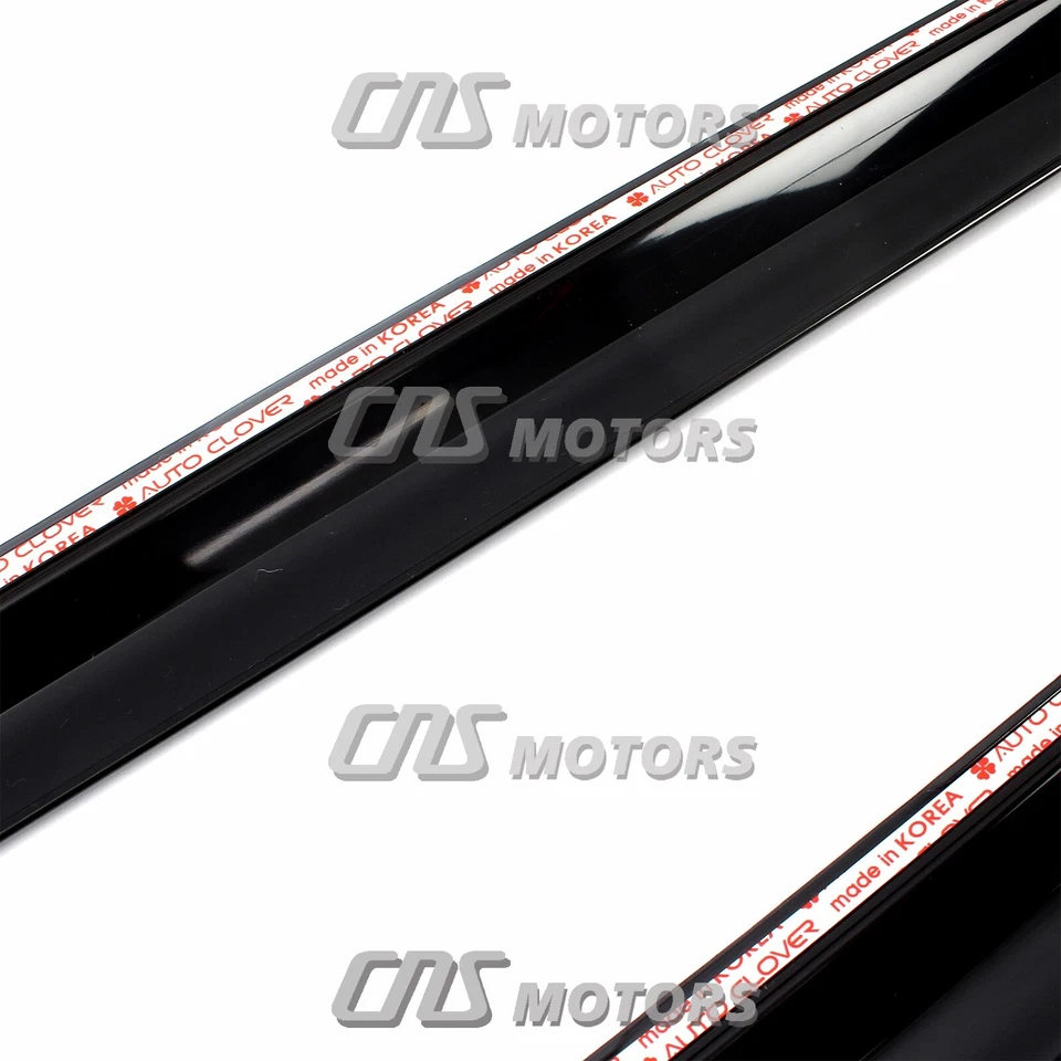 Black Smoked Window Sun Visor Rain Guards 6pcs for 2018-2023 Volkswagen Tiguan Foto 4 de 4