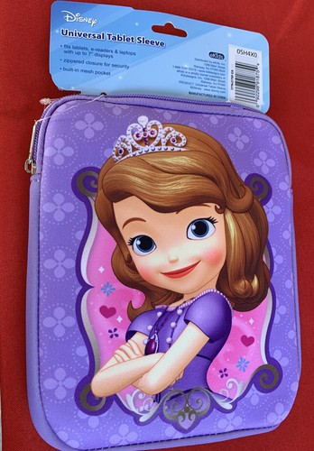 DISNEY SOFIA PRINCESS UNIVERSAL TABLET SLEEVE 7" New - Picture 2 of 2