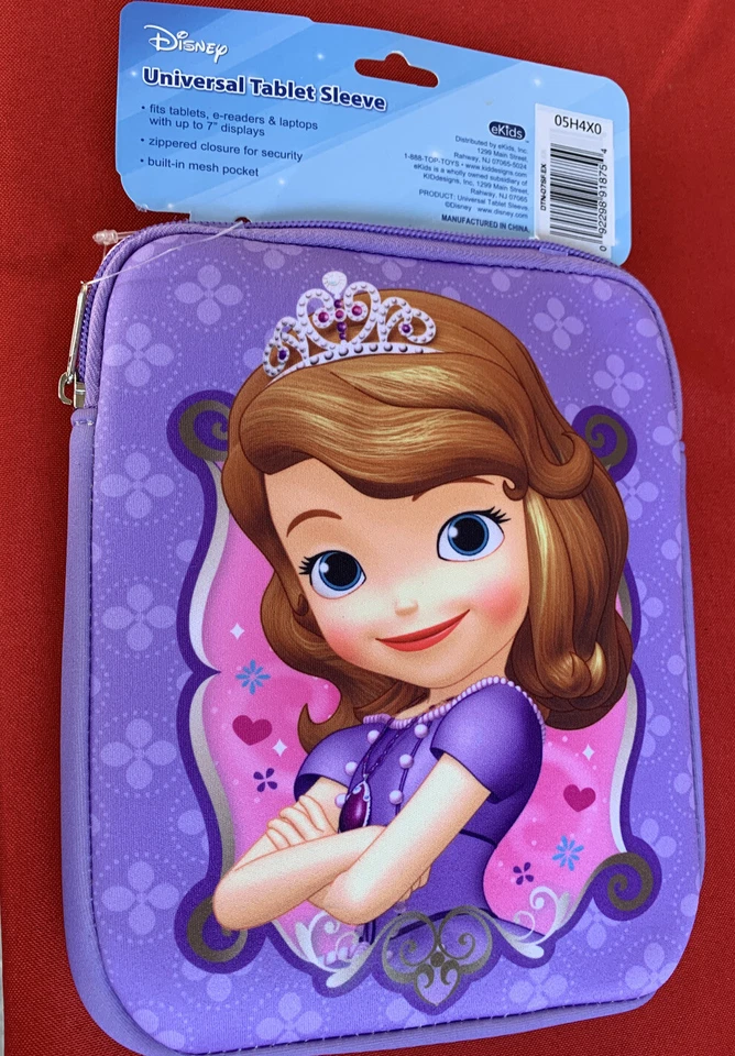 DISNEY SOFIA PRINCESS UNIVERSAL TABLET SLEEVE 7" New - Image 2 of 2