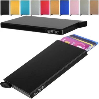 FIGURETTA Aluminium EC-Kartenetui,Club,Kredit,Visa,Karten,Etui,Mappe,ALU,Hülle - Bild 1 von 4