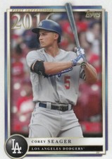 COREY SEAGER TOPPS AARON JUDGE X FIRST IMPRESSIONS BASE DODGERS #24 2022 22