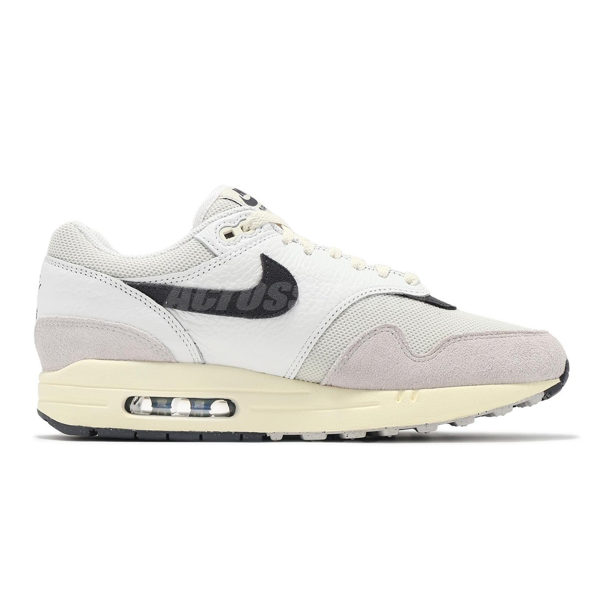 Nike Air Max 1 Light Bone Iron Grey Men LfieStyle Casual Nike Air Max 1 Light Bone Iron Grey Men LfieStyle Casual