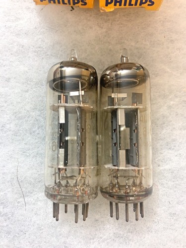 Philips SQ 6463 Copper Rods NOS NIB Matched Pair Made In Holland Pair Price - Picture 5 of 8