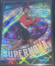 2023-24 Panini Revolution Supernova Cosmic Scoot Henderson Blazers Rc #'d 78/99