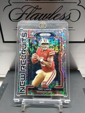 2021 Panini Prizm RC Trey Lance NEW RECRUITS card #NR-3 SP Silver Holo No Huddle