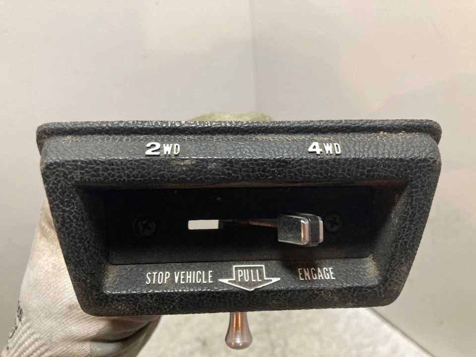 1981-1987 AMC Eagle 4x4 Selector Switch Knob Molding Housing Trim OEM 2wd 4wd Foto 2 de 4