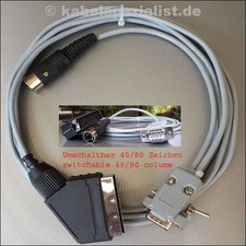 Cavo Commodore C128 / C128D a SCART 40/80 caratteri 3,0 metri