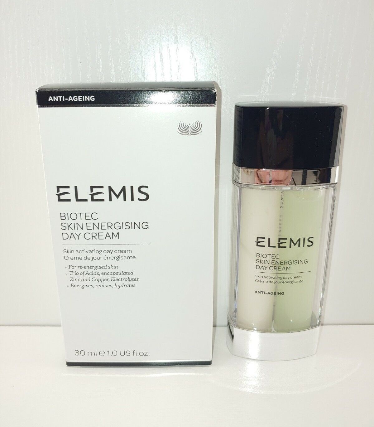 Elemis Biotec Skin Energizing Day Cream 1 oz New In Box!