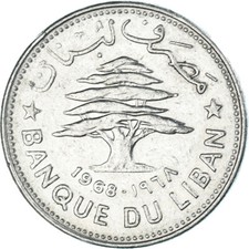 [#1328510] Coin, Lebanon, 50 Piastres, 1968