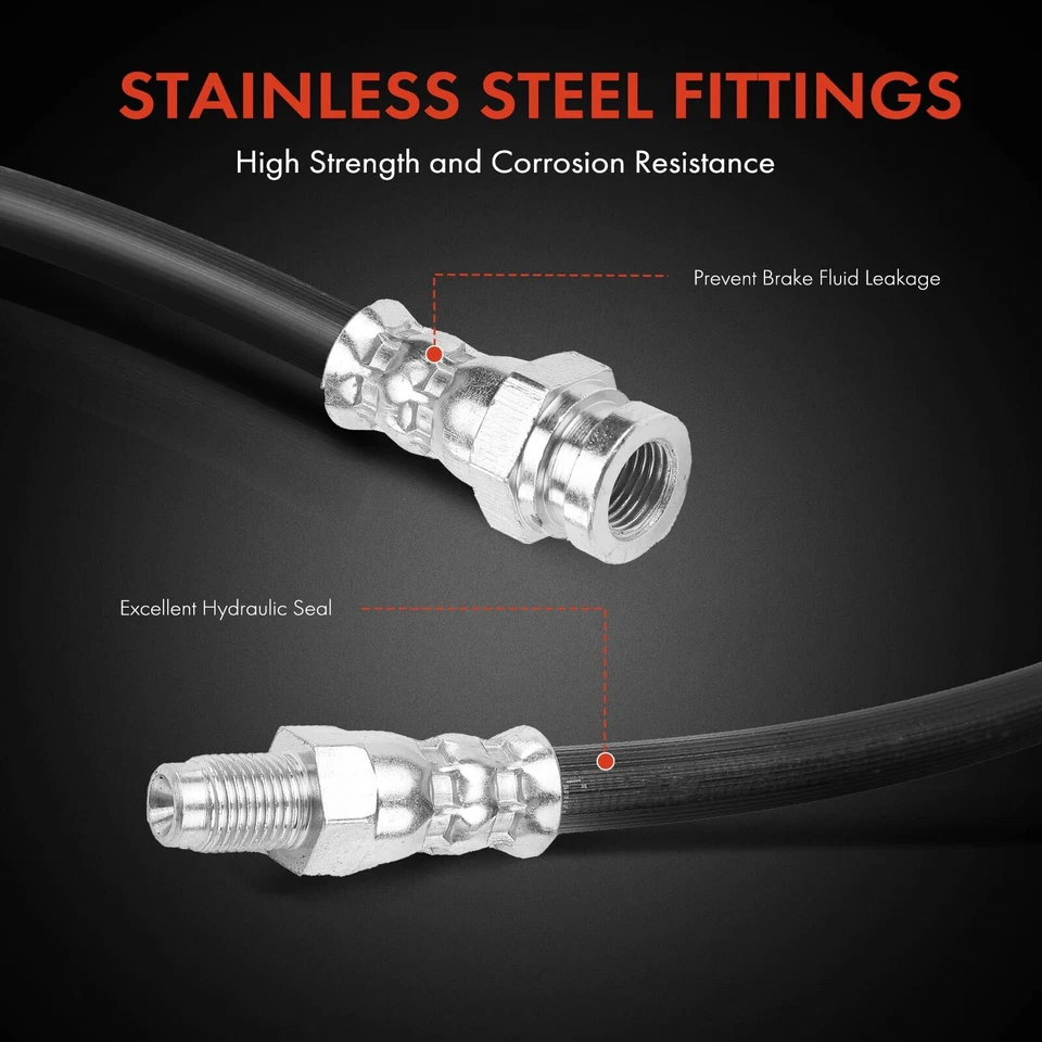 Manguera hidráulica de freno delantera izquierda o derecha para Ram ProMaster 1500 2500 2014-2019 Foto 4 de 4