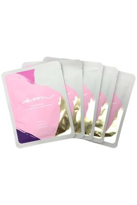 Soon Skincare 5-pack Biocellulose Brightening Face Mask 1.16 fl oz