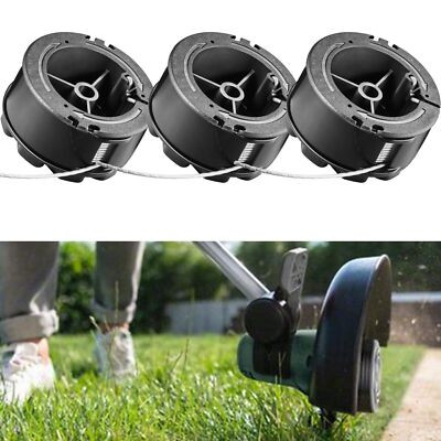 3 Stück Spulen Für Bosch Universal Grass Cut 18/18-26/18-260 Nylon Fadenspule DE