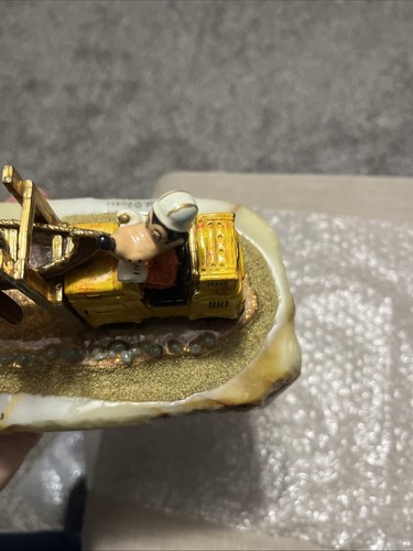RON LEE #10 Disney MICKEY MOUSE & GOOFY Canoe FRONTIERLAND FIGURINE Disney AP - Picture 10 of 17