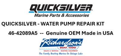 NEW OEM Mercury Quicksilver Water Pump Repair Kit ( 46-42089A5) (  (Made in USA)