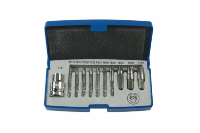 Laser Tools 6080  Screw Extractor Tool Set For Torx Star Screws Fittings + Case
