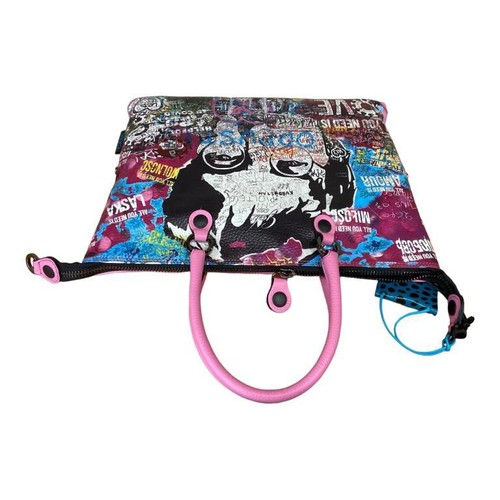 GABS BORSA SHOPPER in PELLE Trasformab bauletto sacca zaino 567 - MURALES G3 M - Foto 3 di 9