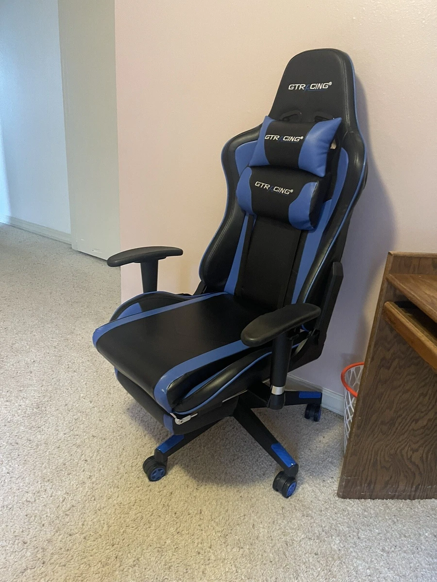 GTRACING Gaming Chair with Footrest and Bluetooth