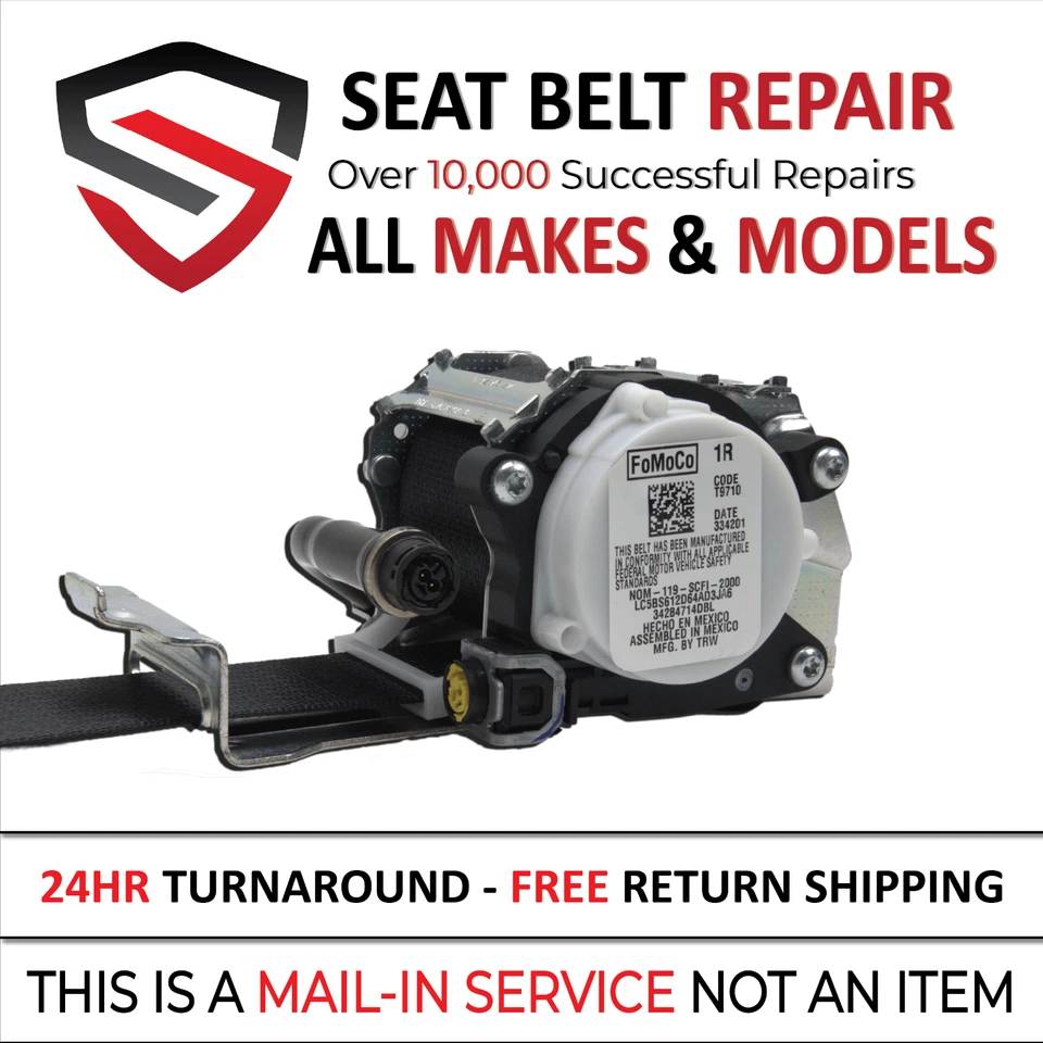 DUAL STAGE DEPLOYED SEAT BELT REPAIR SERVICE - FOR ALL MAKES & MODELS - ⭐⭐⭐⭐⭐ - Image 2 of 4