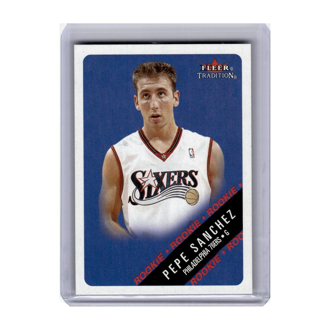 2000 Fleer Tradition Pepe Sanchez 76ers #261