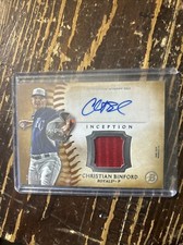 Topps Inception 2015 Christian Binford 23/50