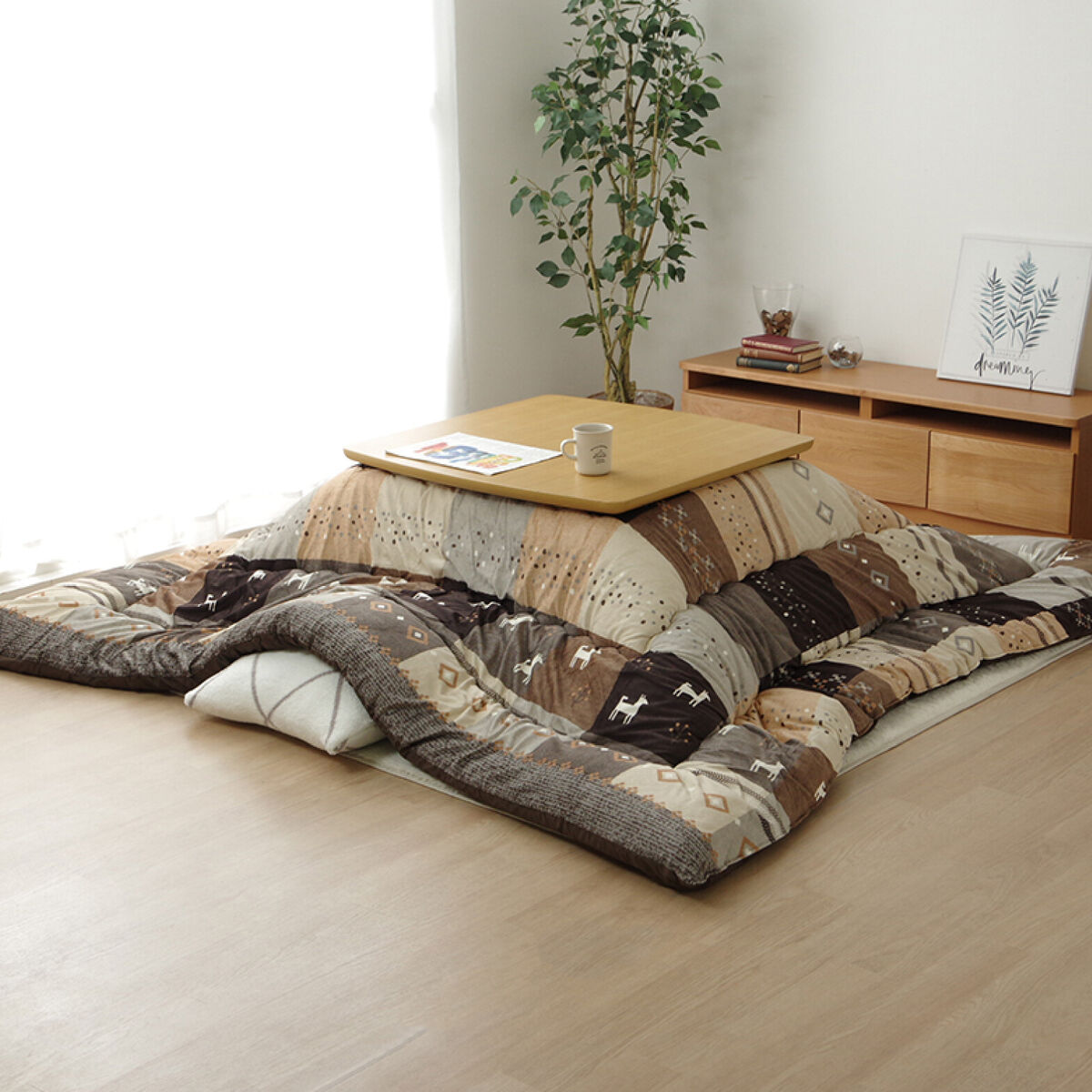 IKEHIKO Kotatsu Futon Fluffy Premium Cotton Table Blanket IKEHIKO Kotatsu Futon Fluffy Premium Cotton Table Blanket