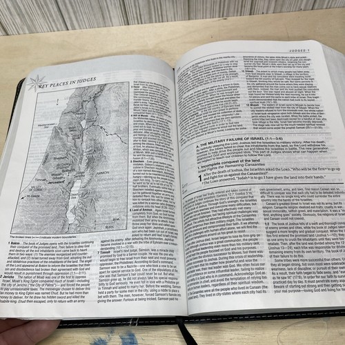 NIV Life Application Study Bible 1997 Black Bonded Leather - Picture 14 of 17
