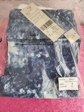 Sweaty Betty London Power 7/8 Workout Leggings Beetle Blue Tye Dye Print Size M