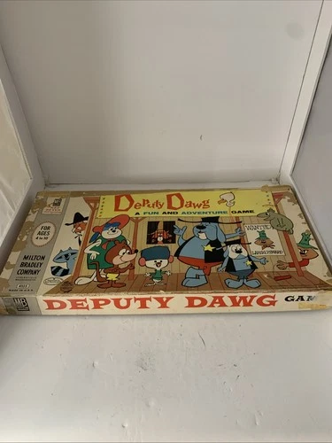 Vintage 1960 Milton Bradley CBS Terrytoons Deputy Dawg Fun Adventure Board Game