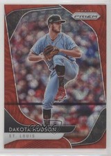 2020 Panini Prizm Tier II Red Wave Prizm 22/99 Dakota Hudson #102 0q3