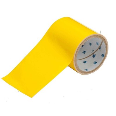 Brady 104372 Toughstripe Floor Marking Tape, YELLOW, 4''x100ft Roll,1ea,FREE SHIP