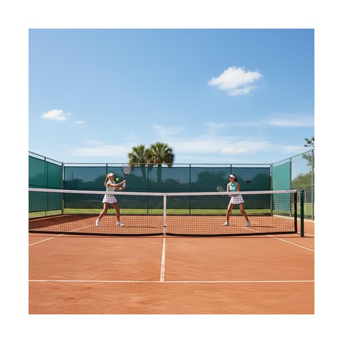 MacGregor Varsity 300 Tennis Net, 42-feet,Green Sport Net - 第 6/6 張圖片